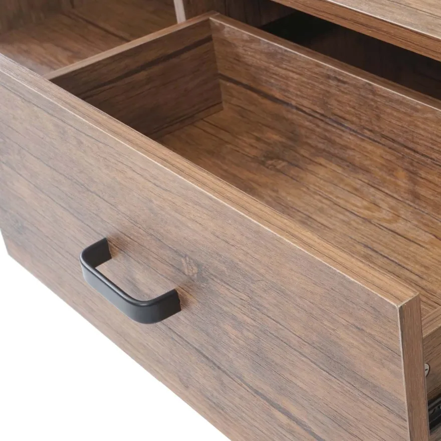 Couchtisch HWC-A27, Beistelltisch Wohnzimmertisch, 41x120x60cm 3D-Struktur