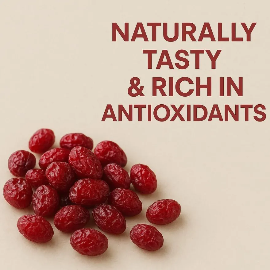 Cranberries Getrocknet 500g Saftig Ganze Beeren Vegan Snack Müsli Backen GiDeli