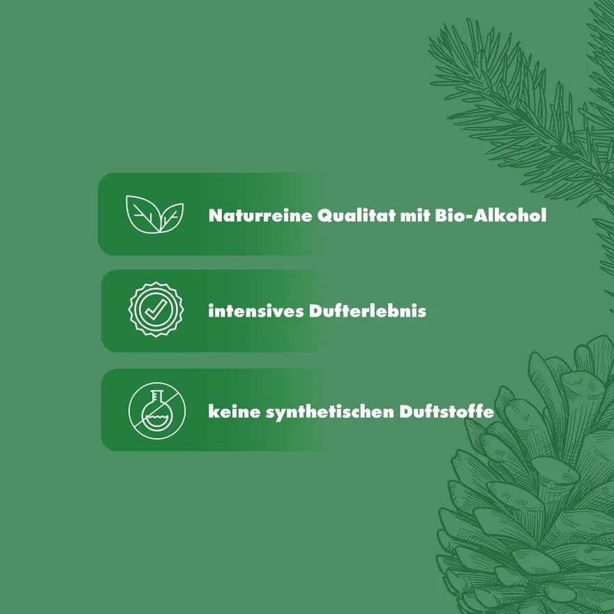 CristinenMoor Natürlicher Saunaaufguss Zirbelkiefer und Melisse | Re Generate |100 ml