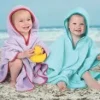 Cuddledry Poncho mit Sonnenschutz flieder mit Anlgerfisch