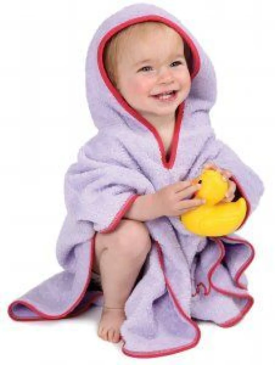 Cuddledry Poncho mit Sonnenschutz flieder mit Anlgerfisch