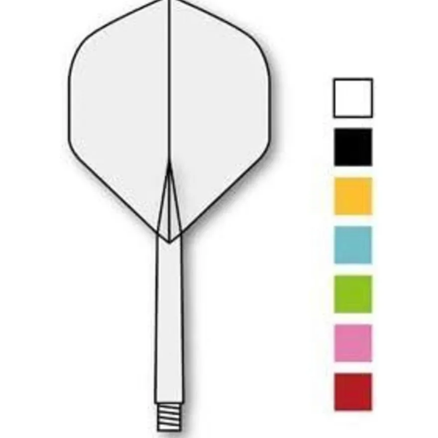 Cuesoul ROST Integrierte Dartschäfte & Flights, Blau Drachenmuster, Größe M