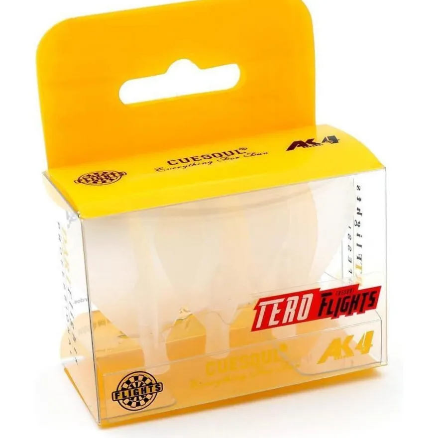 Cuesoul TERO AK4 Dart Flights im 3er Set - Standard, Slim, Kite, Diamond, Shield