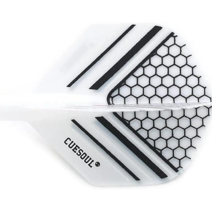 Cuesoul TERO AK4 Dart Flights Standard/Slim Form mit attraktivem Muster, 3er