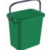 CURVER Bio Box Lisa 6L – Grün/Silber Komposter mit Henkel
