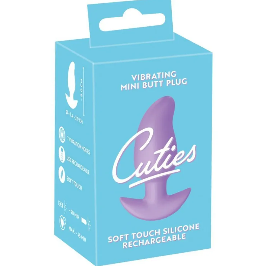 Cuties Vibrating Plug Purple