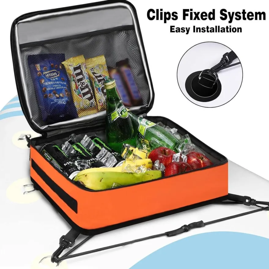Cyureay Paddle Board Kühltasche, wasserdichte Surf Sup Deck Tasche, isoliert