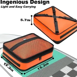 Cyureay Paddle Board Kühltasche, wasserdichte Surf Sup Deck Tasche, isoliert