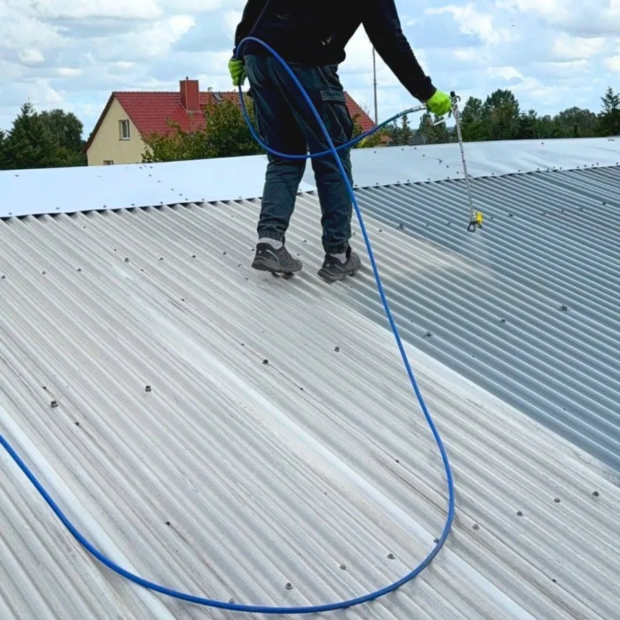 Dachfarbe Sockelfarbe Flexibler Dachlack UV-beständig Ziegelrot 20,0kg L+46