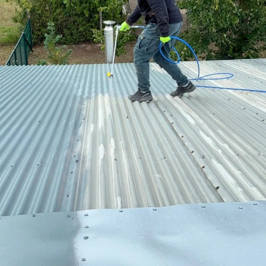 Dachfarbe Sockelfarbe Flexibler Dachlack UV-beständig Ziegelrot 20,0kg L+46