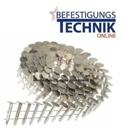Dachpappnägel 3,1x25mm Ring verzinkt für Hikoki Metabo Akku Dachpappnagler NV1845DA