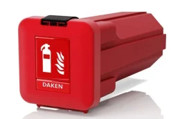 Daken Sliden LKW Feuerlöscherkasten Schutzbox für 6kg Feuerlöscher inkl. Halter