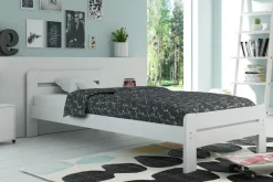 Dallas Erwachsenen- oder Kinderbett 90x200 mit Lattenrost (ohne Matratze) (Kiefer)