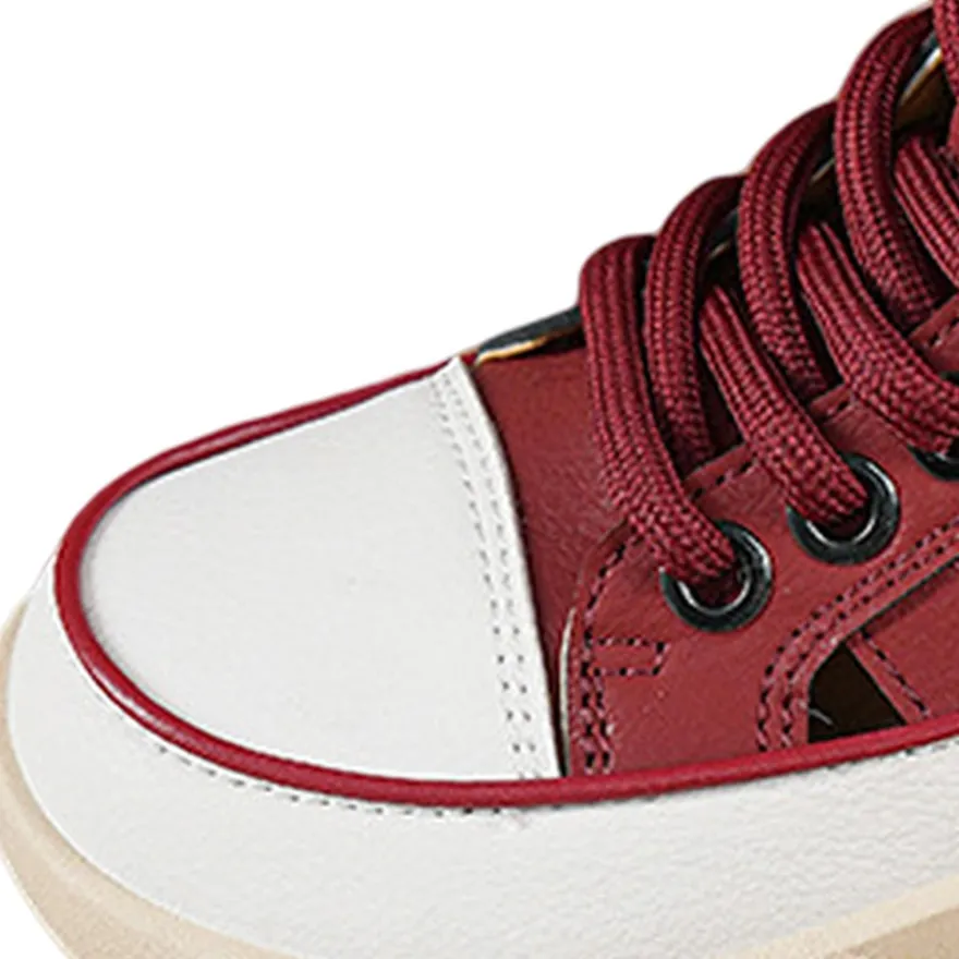 Damen-Freizeitschuhe, Plateau-Turnschuhe, rutschfeste Mode- mit dicken Sohlen,