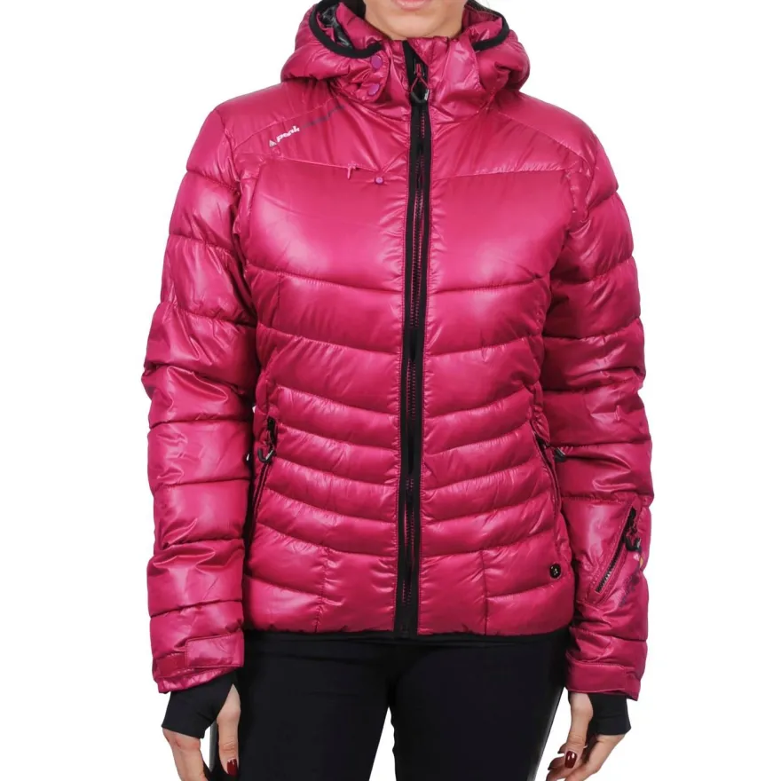 Damen Skijacke Peak Mountain Alpine Fuchsia, fuchsia, XL
