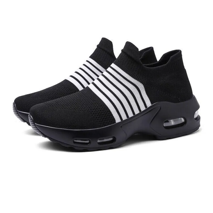 Damen Sport Slipper Luftkissen Turnschuhe Outdoor Sport Laufschuhe Fitnessstudio -
