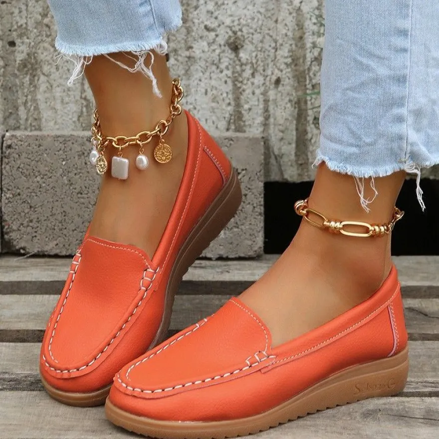 Damen Warme Slipper Schlupfen Wohnungen Frauen Rutschfest Winter Slip Bootsschuh