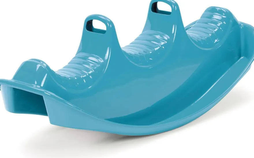 Dantoy – Schaukelpferd mit 3 Sitzen - Wippe aus Langlebiger Kunststoff - Kinderwippe