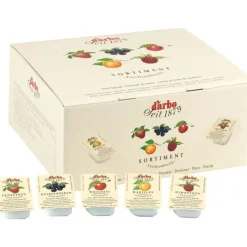 Darbo Konfitüre 100x25g, Fruchtaufstrich sortiert Fruchtanteil 45