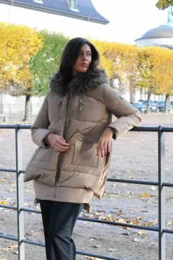Daunenjacke Levinsky Michelle 2 Camel