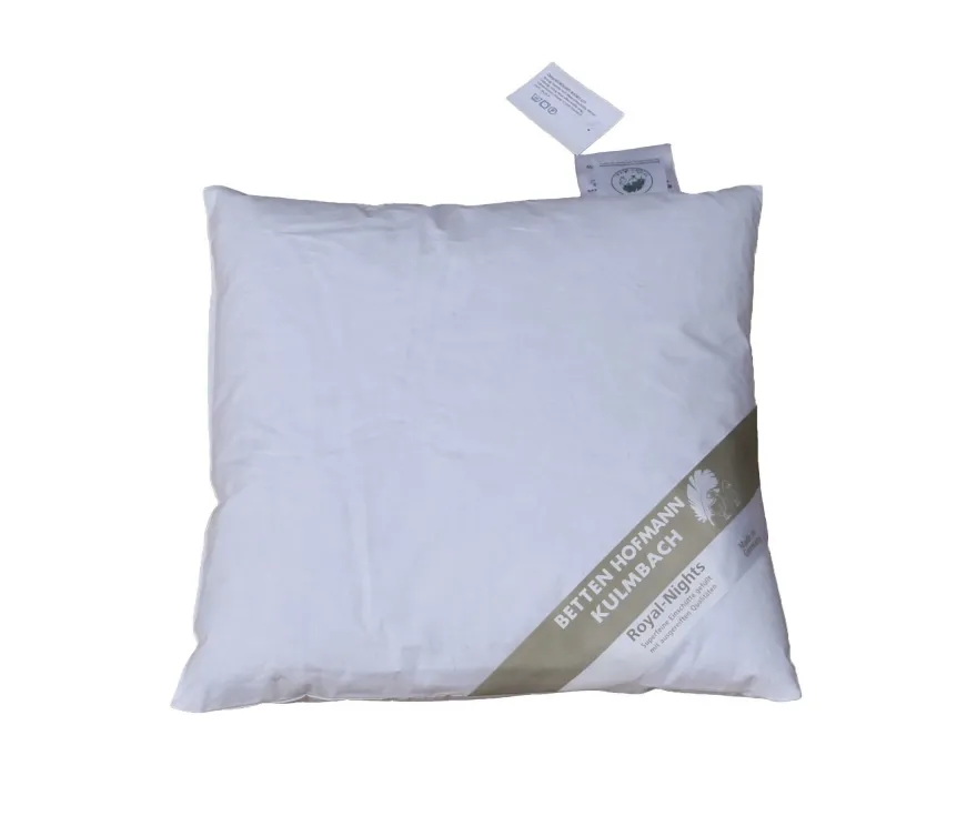Daunenkissen Kopfkissen Kuschelkissen 40/40 cm 100 g neue Daunen Nackenkissen