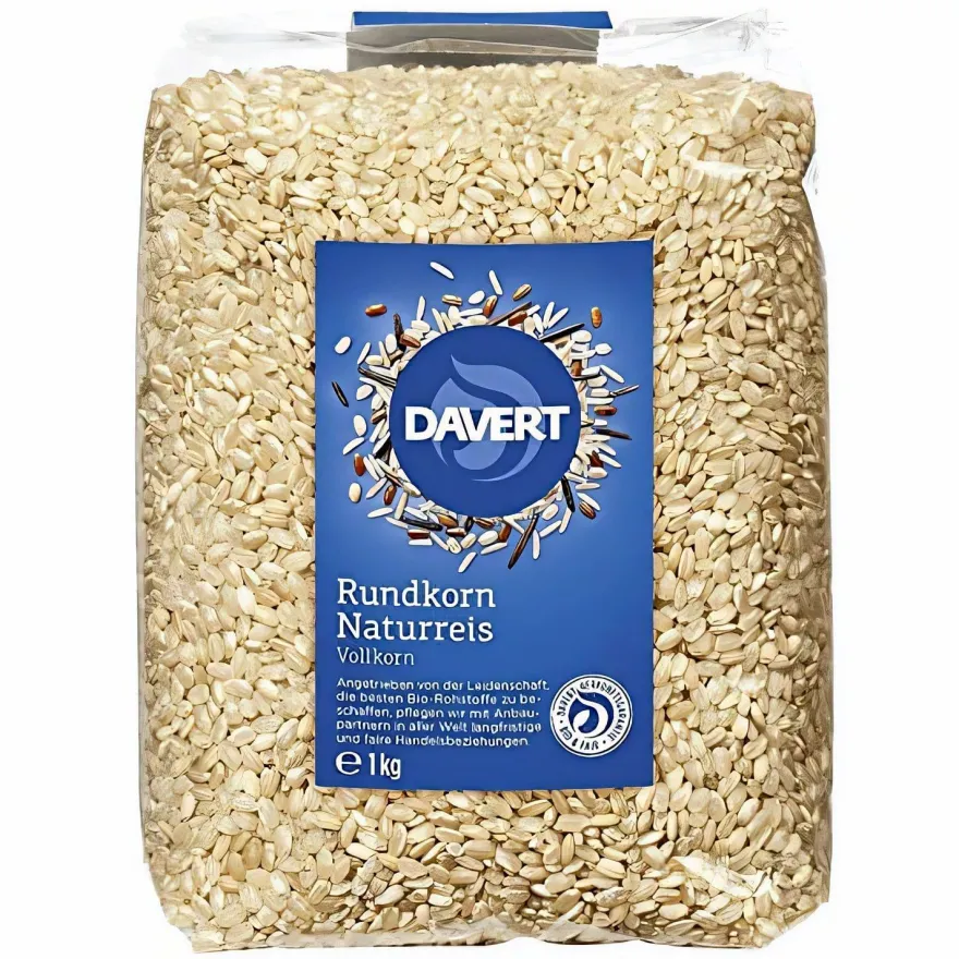Davert Bio Natur Rundkorn Reis - 1kg