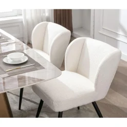 Dayalane Esszimmerstühle 2er Set, moderne Küchenstühle mit Polsterung und