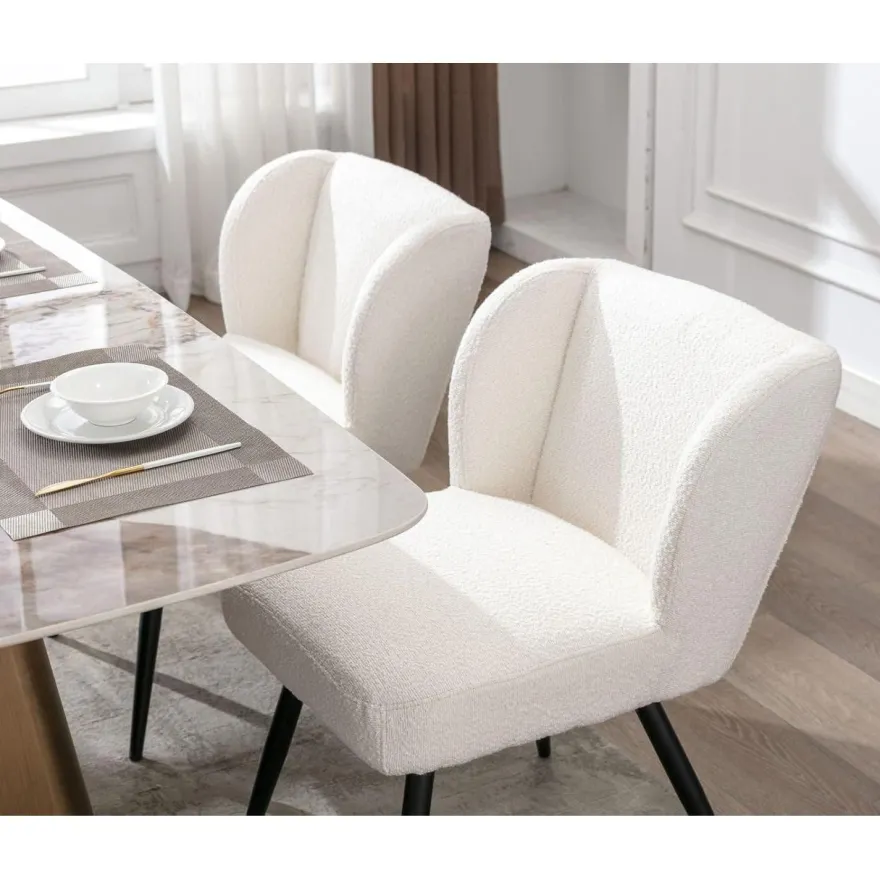 Dayalane Esszimmerstühle 2er Set, moderne Küchenstühle mit Polsterung und