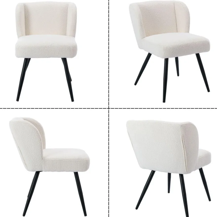 Dayalane Esszimmerstühle 2er Set, moderne Küchenstühle mit Polsterung und