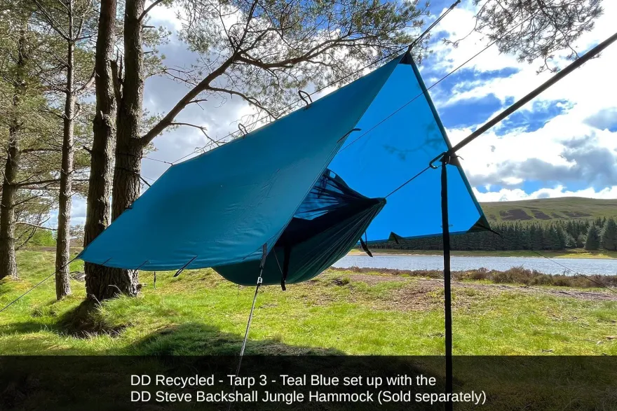 DD Hammocks DD Recycled - Tarp 3 Teal Zubehör