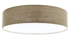 Deckenleuchte Plafond Elegant 60cm Leinen-Grau
