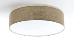 Deckenleuchte Plafond Elegant 60cm Leinen-Grau