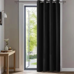 Deconovo Blickdichte Thermogardine mit Ösen für Schlafzimmer, 245x140 cm