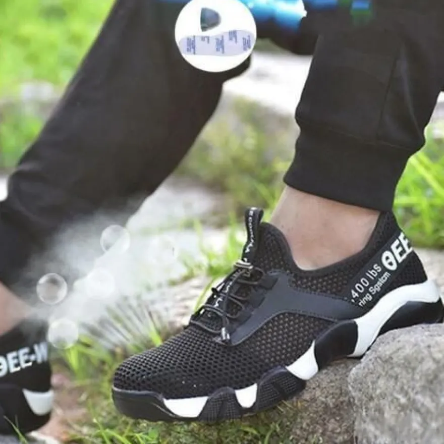 DE Herren Damen Sicherheitsschuhe SRC Arbeitsschuhe Stahlkappe Schutz Gr 35-46