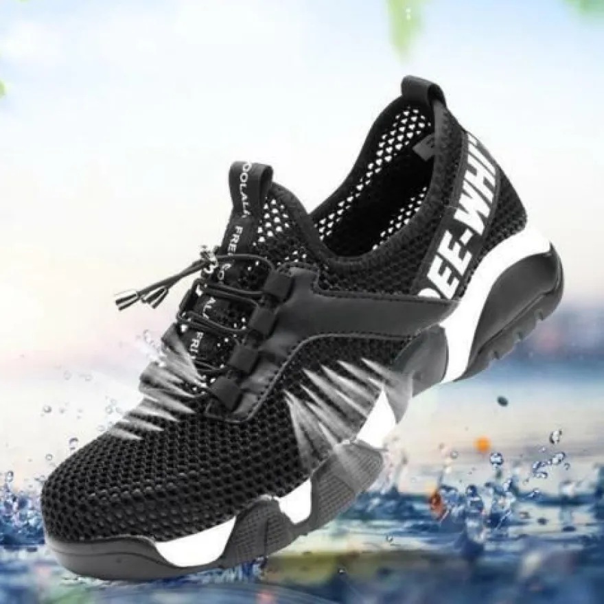DE Herren Damen Sicherheitsschuhe SRC Arbeitsschuhe Stahlkappe Schutz Gr 35-46