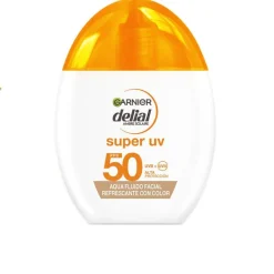 DELIAL SUPER UV Aqua erfrischende Gesichtsflüssigkeit mit Farbe SPF50 40 ml