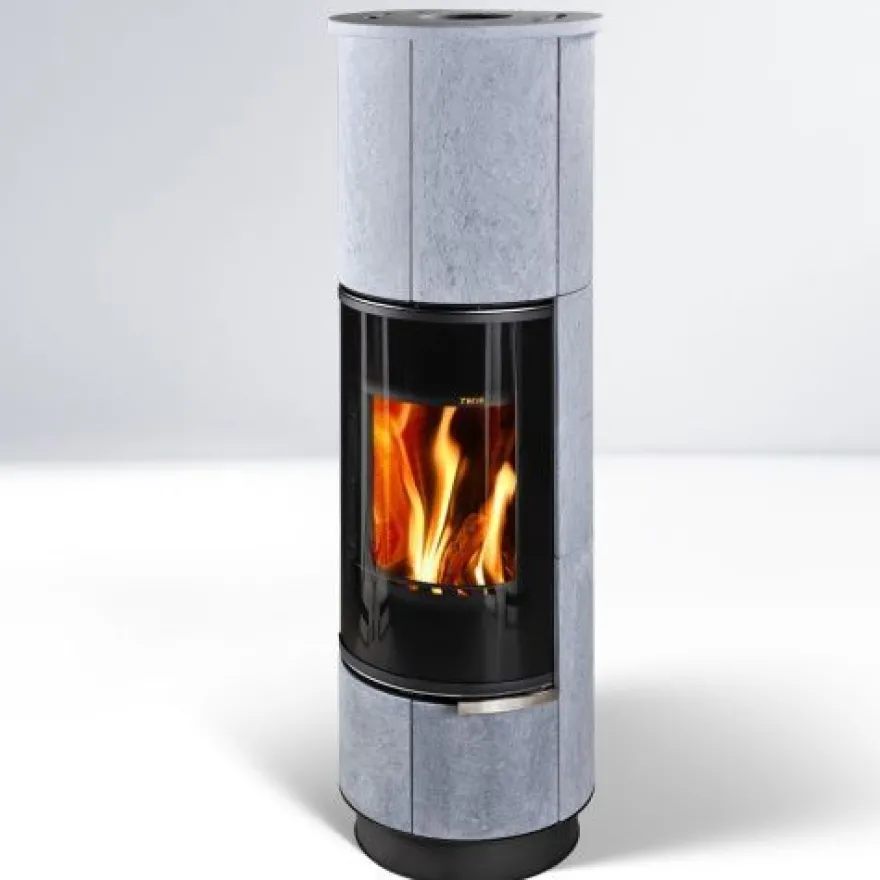 Delia Plus Serpentino Stein Speicher-Kaminofen 7kW