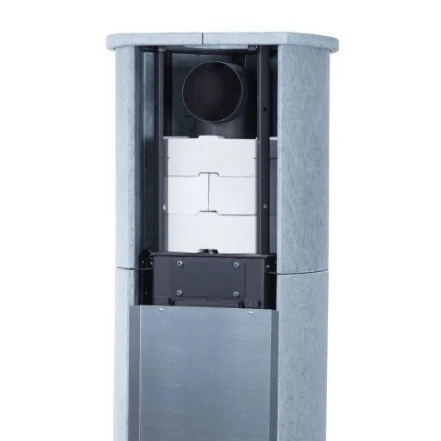 Delia Plus Serpentino Stein Speicher-Kaminofen 7kW