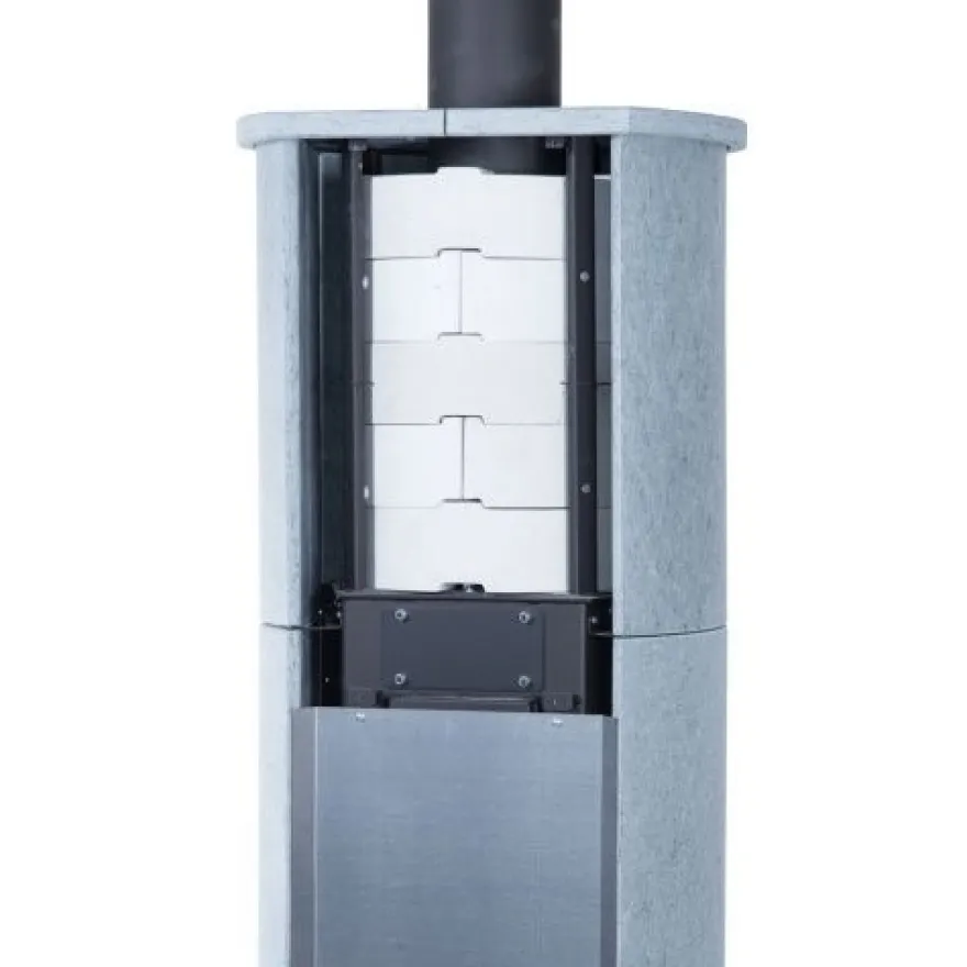 Delia Plus Serpentino Stein Speicher-Kaminofen 7kW