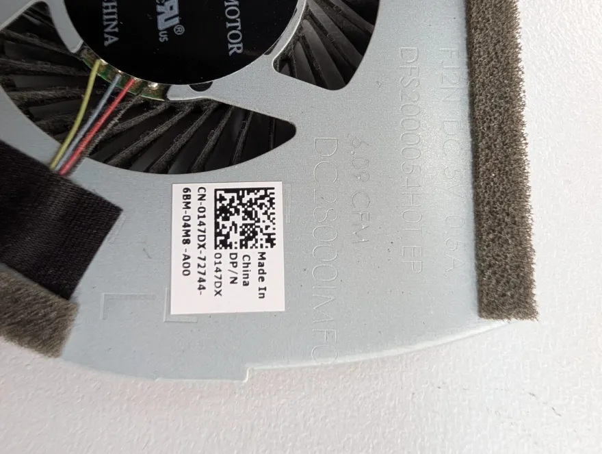 Dell Inspiron 15 7000 Gaming Cooling Fan Set CPU + GPU 0147DX 0NWW0W