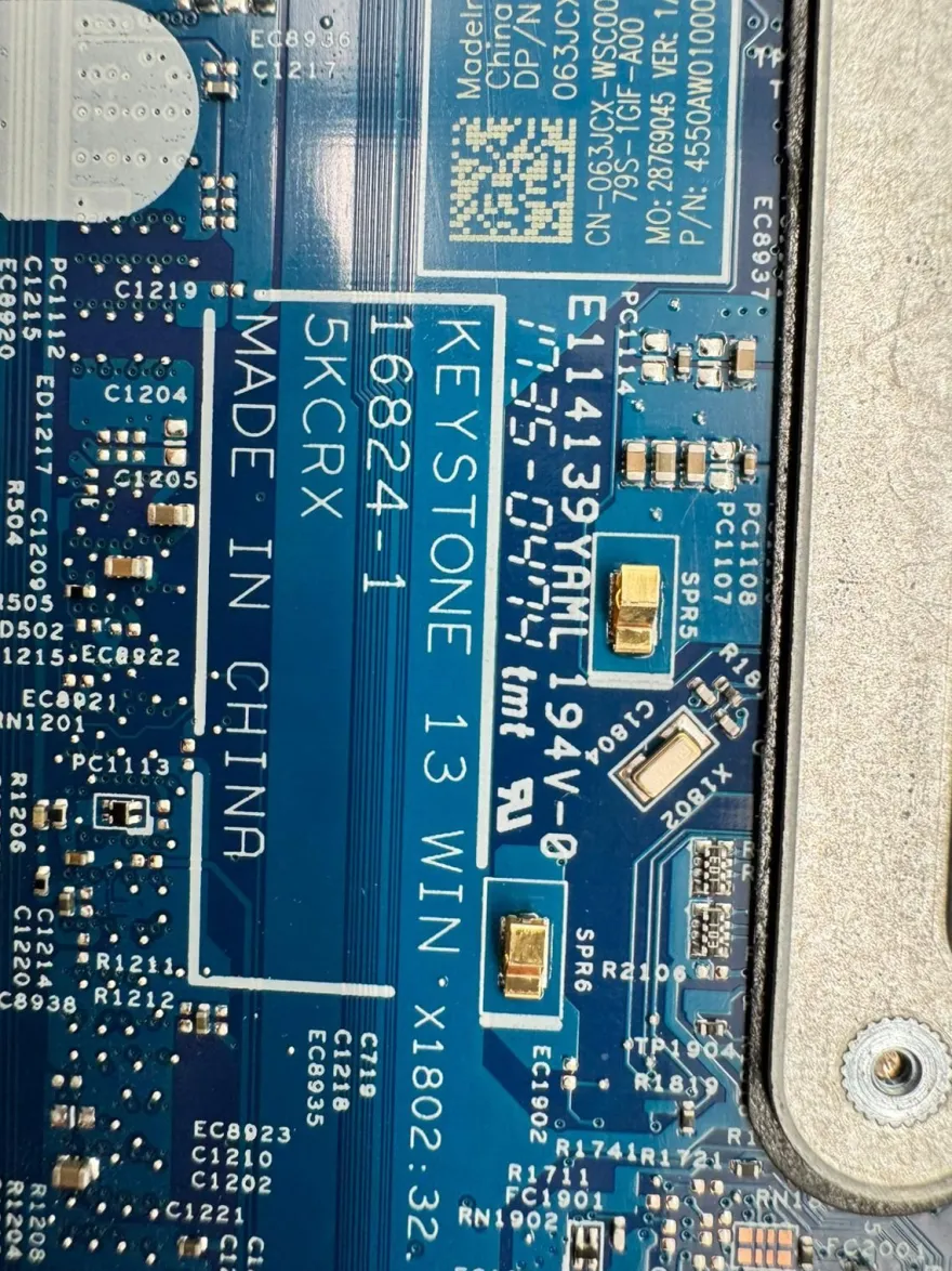 Dell Latitude 3380 Motherboard Mainboard Intel Core i5-7200U 16824-1