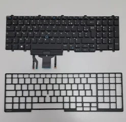 Dell Latitude 5580 Tastatur AZERTY Tastaturrahmen 0WCKVN 1313M1B13