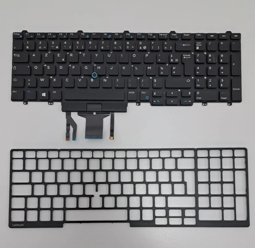 Dell Latitude 5580 Tastatur AZERTY Tastaturrahmen 0WCKVN 1313M1B13