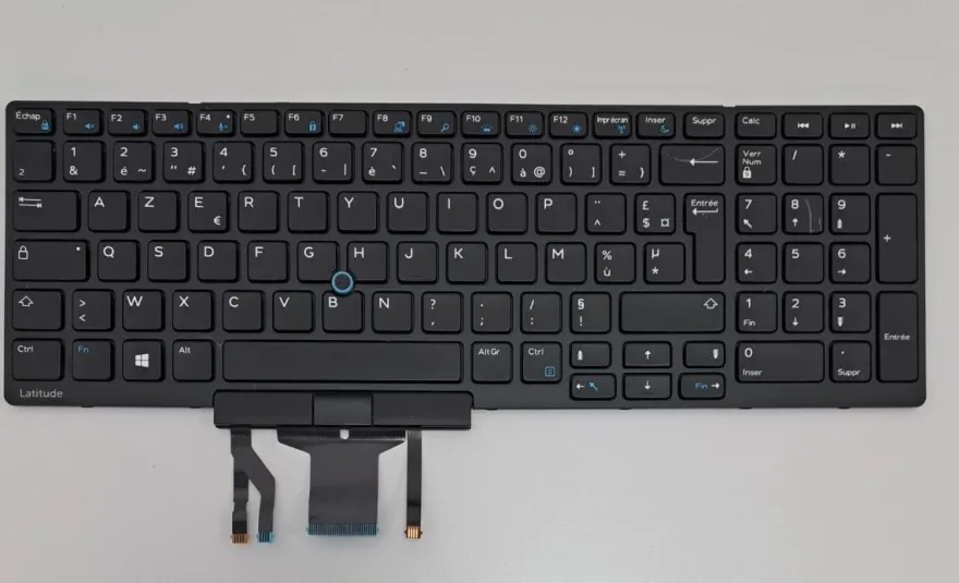Dell Latitude 5580 Tastatur AZERTY Tastaturrahmen 0WCKVN 1313M1B13