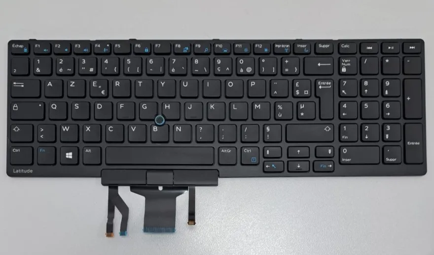 Dell Latitude 5580 Tastatur AZERTY Tastaturrahmen 0WCKVN 1313M1B13