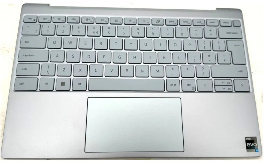 Dell XPS 13 9315 Palmrest Handauflage Mit Tastatur QWERTY 04N9X3 08CF79