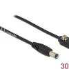 Delock DC Stromkabel 5,5 x 2,1 mm Stecker zu Anschluss für Blockbatterie 9 V