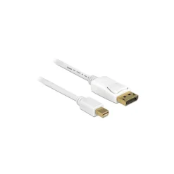 Delock DELOCK Displayport Kabel mini DP -> DP St/St 2.00m weiß 4K