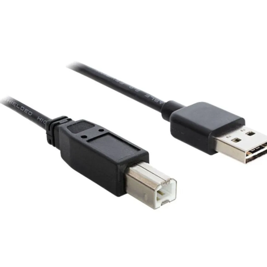 Delock DELOCK Easy USB Kabel A -> B St/St 1.00m schwarz
