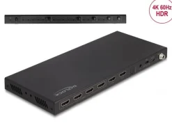 Delock HDMI Matrix Switch 4 x HDMI in zu 2 x HDMI out 4K 60 Hz